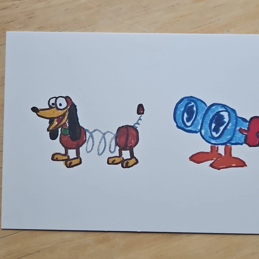 Toy Story Character Art Postcards